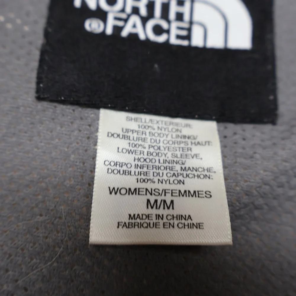 North Face Jacket Womens Medium‎ Yellow Waterproof Wind Rain Snow 3in1 Shell VTG